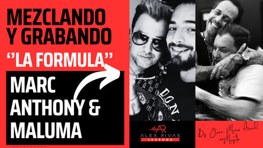 Mezclando y Grabando ''La Formula'' Marc Anthony & Maluma
